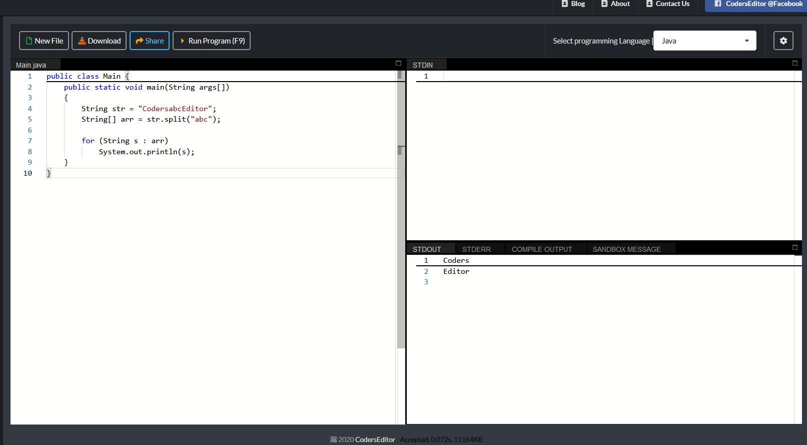 Home coderseditor